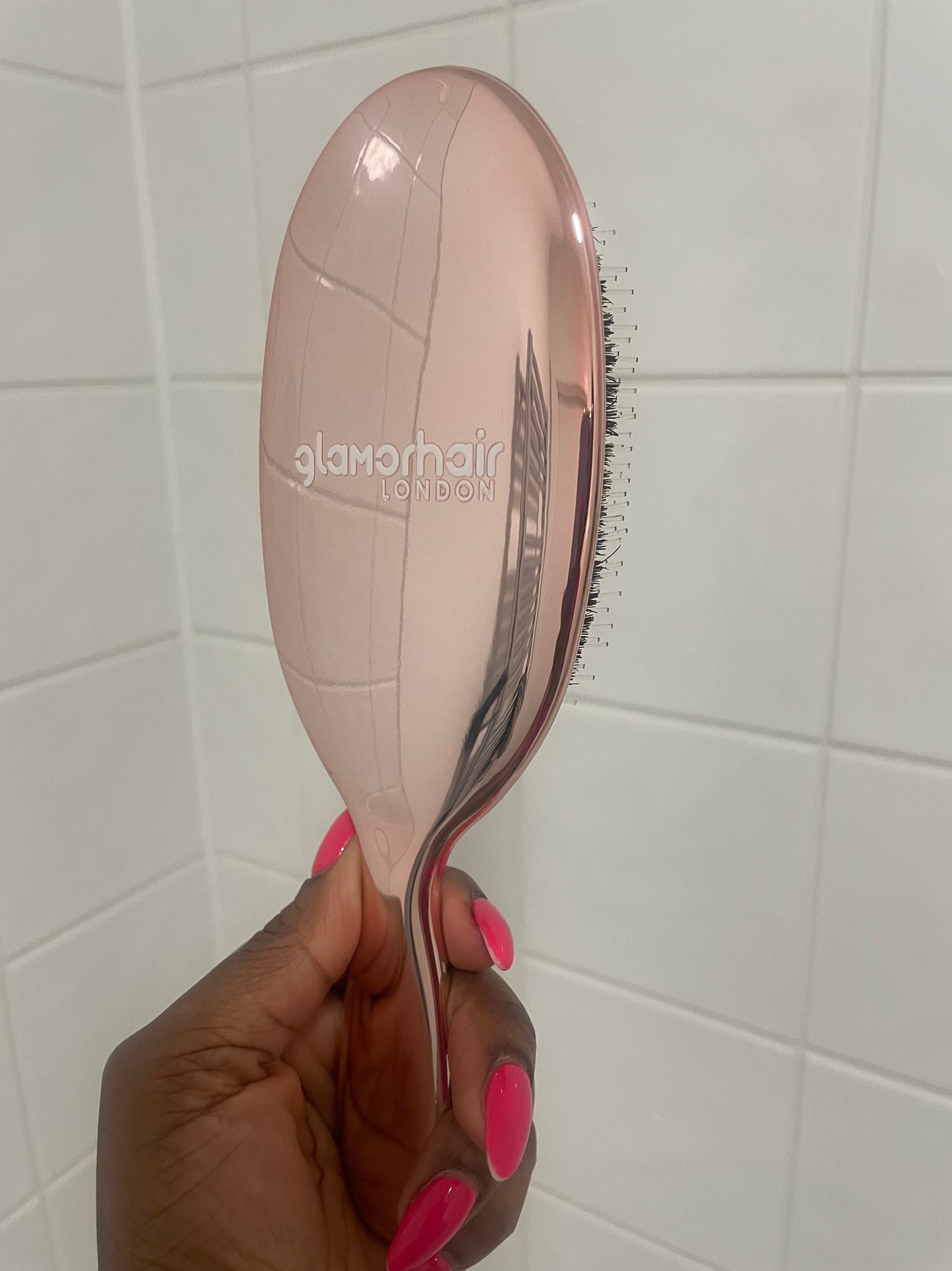 Rose Gold Glamor Extensions/Wig Brush